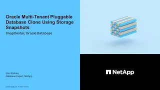 Oracle Multi-Tenant Pluggable Database Clone Using Storage Snapshots