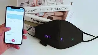 Маска со встроенным дисплеем