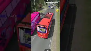 Bussid Funny Moments With LHORS 08/26/24 #bussimulatorindonesia #bussid #shorts