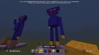 how to build huggy-wuggy in minecraft