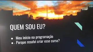 Live no Facebook explicando o projeto Erlimar Programador
