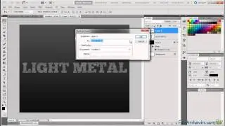Photoshopies.com | Create Light Metal Text Using Photoshop HD