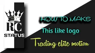 New trending full screen logo create. How to make creation full screen logo.