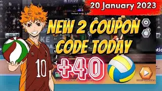 New 2 Coupon Code Today | 20 January 2023 | The Spike Volleyball Story | Volleyball Mobile Game