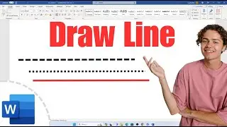 How To Draw Line In Word