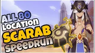 All 80 Location Scarab Speedrun. [Genshin Impact]