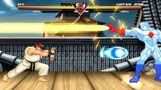 RYU vs CAPTAIN ATOM - Highest Level Amazing Fight!