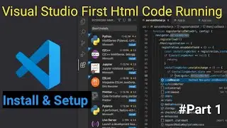 How to use first Vs Code For HTML || Visual Code studio Tutorial in Hindi || Part1 || 2022