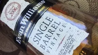 #101 Evan Williams 2006 Whiskey Tasting Single Barrel and a Cat Head.Scotch Test Dummies