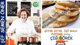 💯ÇITIR ÇITIR MİS gibi içi sulu PUFİDİK ÇİĞ BÖREK nasıl yapılır?  Yemek Tarifleri