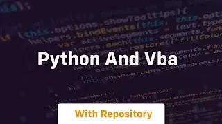 python and vba