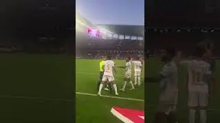 стычка между игроками  ЦСКА и Зенита. ЦСКА - Зенит. 