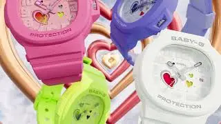 Indulge your playful side — an analog BABY-G featuring a color-changing heart motif.  | CASIO BABY-G