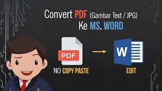 Convert Pdf (Gambar Text/JPG) Ke Ms. Word lewat Online