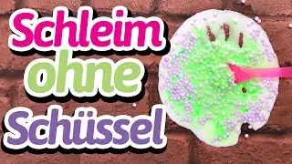 SCHLEIM CHALLENGE: Schleim machen OHNE SCHÜSSEL - ob das klappt?