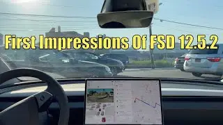 Tesla FSD 12.5.2 First Impressions With Multiple Disengagements In NJ!
