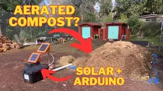 Making a Static Aerated Compost Heap!