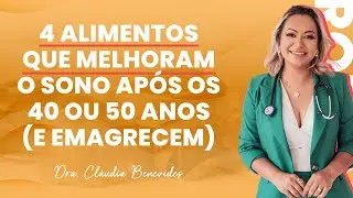 4 Alimentos que melhoram o sono após os 40 ou 50 anos (e emagrecem)