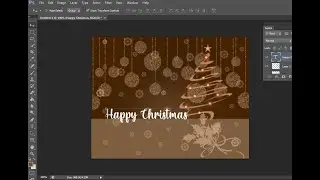 How to Design a Merry Christmas Card in Adobe Photoshop