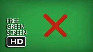 Free Green Screen - Red Cross Animated