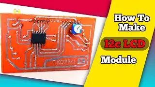 How to I2c LCD Module using Old Circuit Board | DIY Arduino I2c LCD Module | PCF8574 Module