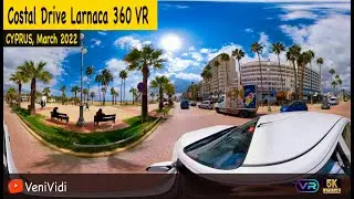 (360 VR) Costal Drive, Larnaca Cyprus, March 2022