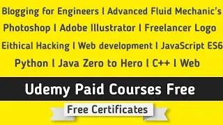 Udemy Top Paid Courses Free | Enroll Now | Before Coupons Expired | Skills Matter