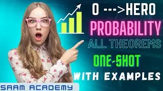 Probability One shot all theorems with example solved!!!