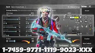 NEW UPDATE 4.0🔥BEST SENSITIVITY CODE + CONTROL SETTINGS BGMI/PUBG MOBILE