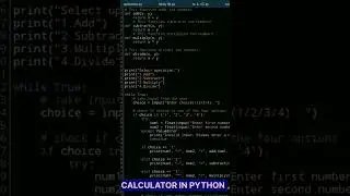 calculator using python 