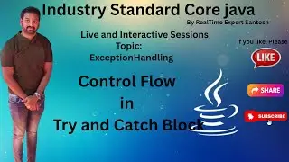 Control Flow In Try and Catch Block in Java| Java Tutorial | Java 2025 | Full Stack Java Training