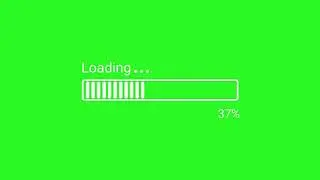 Loading Bar Green Screen Effect