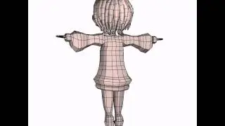 Little Girl 3D Model