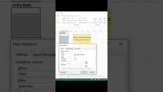 data validation on date format | excel data validation | 