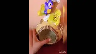 Гнездо для птиц из тыквы