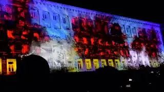 Днешният ден - 3D mapping върху ЦУМ
