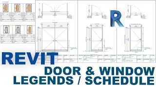 Door & Window Legends / Schedule & Quantities & Layout - In Revit