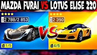 Asphalt 9 Mazda furai MAX VS Lotus elise sprint 220 MAX