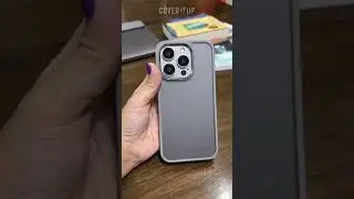 Smoky Elegance Protective Case with Metal Camera Ring