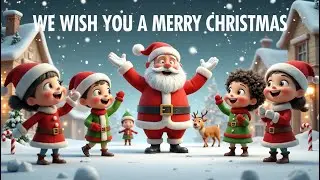 We Wish You a Merry Christmas 🎅 | Kids Christmas Song | Sing Along | KidsLearn Nursery Rhymes