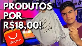 COMPREI VÁRIOS PRODUTOS DE R$18,00 DO ALIEXPRESS!