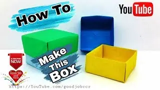 How to make a paper gift box | made in Jnb | Origami | LampZoom | Non Brand new video 2020