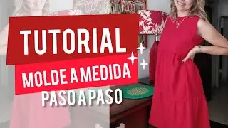 VESTIDO de Verano💃 en LINO | DIY | a tu MEDIDA | Red short dress 🔥 Tutorial