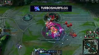 When you are left alone in a 1v5 as Aphelios