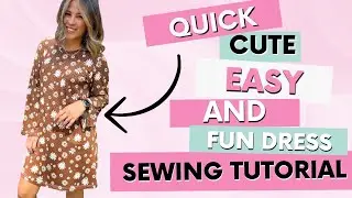 Quick AND Easy Dress Sewing Tutorial ❤️
