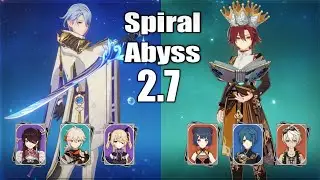 Genshin Impact - Ayato Taser & Triple Crowned C2 Heizou National - Spiral Abyss - Floor 12!