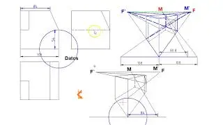 Ejercicio complementario de perspectiva cónica, segunda parte.