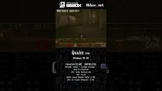 Quake (1996) [Level 1, Easy] running on Windows 98 SE — #retrogames #pcgaming #gameplay #windows98