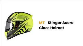 MT Stinger Acero Gloss Helmet Fluorescent Yellow | MT HELMET 360º VIDEOS | HELMET REVIEW