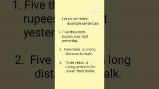 sum of money, distance, period of time